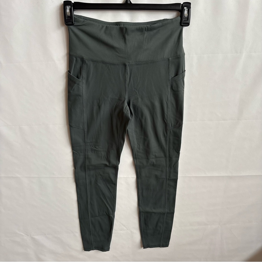 Gaiam Olive High-Waisted Leggings. Size Small INV25/390